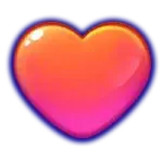 Symbol Heart in slot Fruit Party