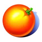 Symbol Orange in slot Fruit Party