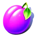 Symbol Plum in slot Fruit Party